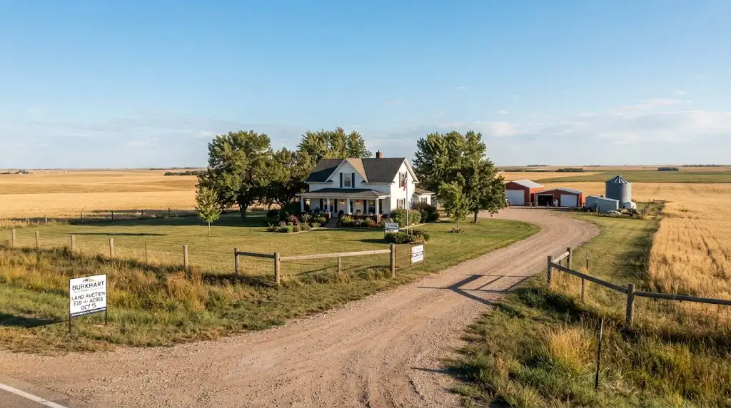 Burkhart Real Estate & Auction property and land auction in Kansas