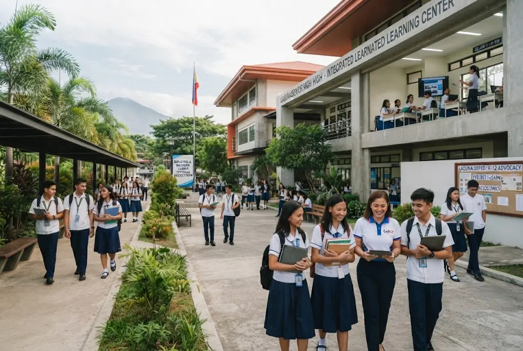Education programs and learning support across Laguna, Philippines.