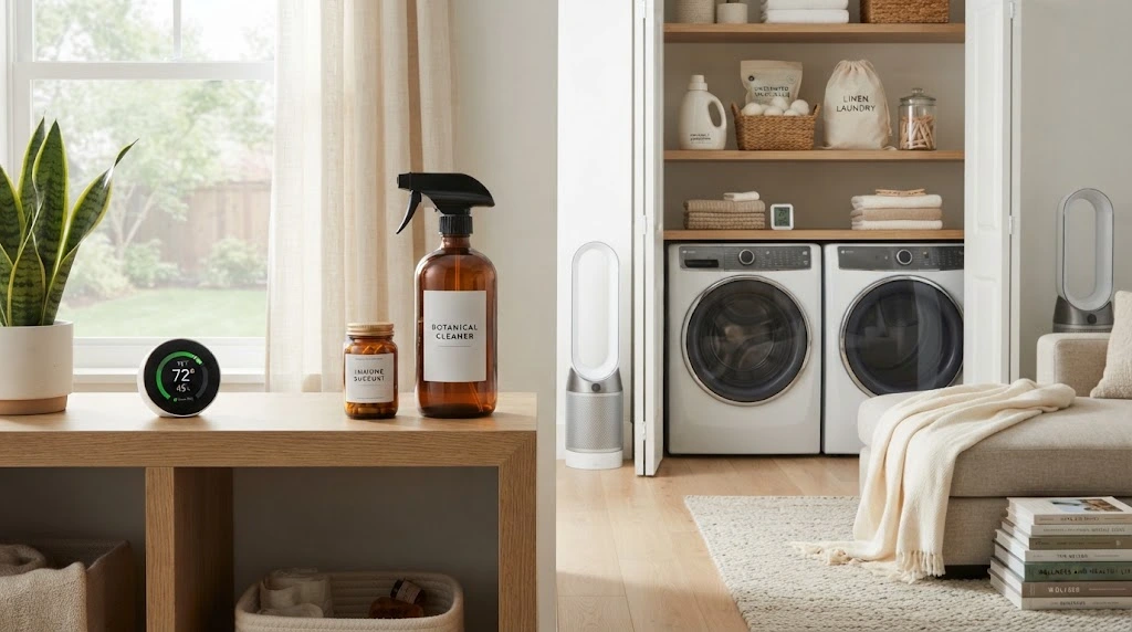 MicroBalance Health Products inspired mold and home wellness products in a clean home