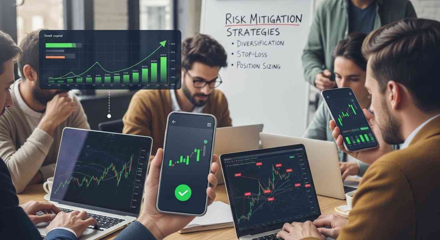 Trading With Small Capital for Optimized Execution and Risk Mitigation IN Retail Markets