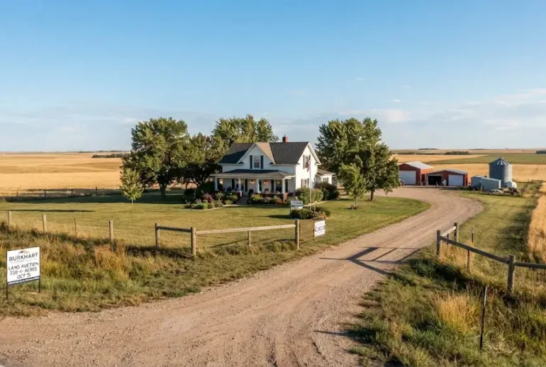 Burkhart Real Estate & Auction property and land auction in Kansas
