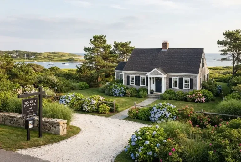 Cape Cod home representing Kinlin Grover real estate services
