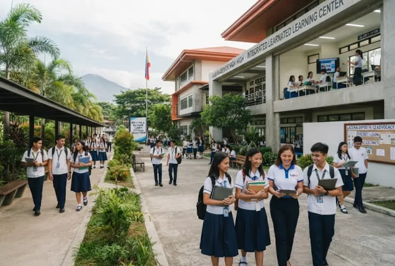 Education programs and learning support across Laguna, Philippines.